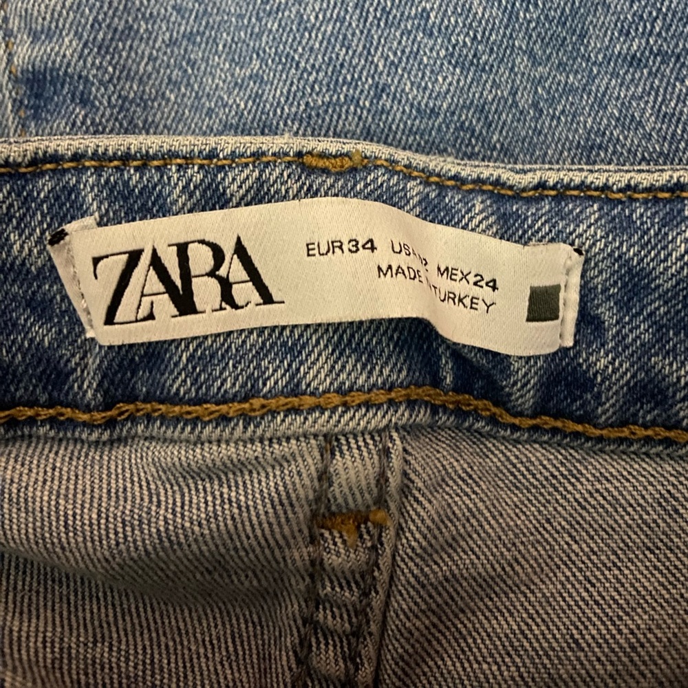 Zara High Rise Straight Jeans - Picture 5 of 8